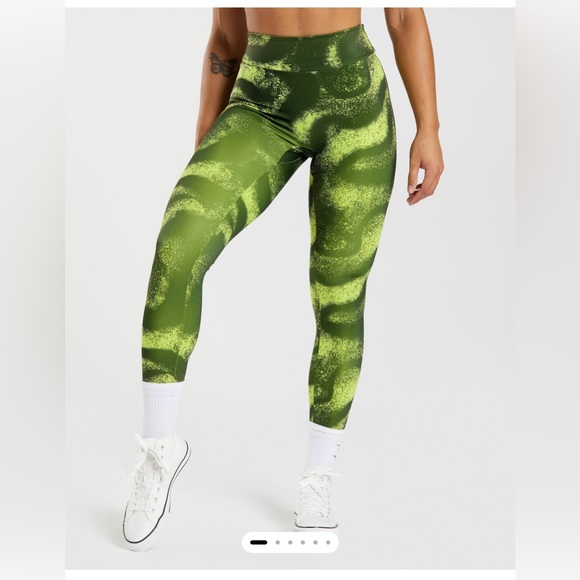 Gymshark Pants - Gymshark GS Power green workout leggings